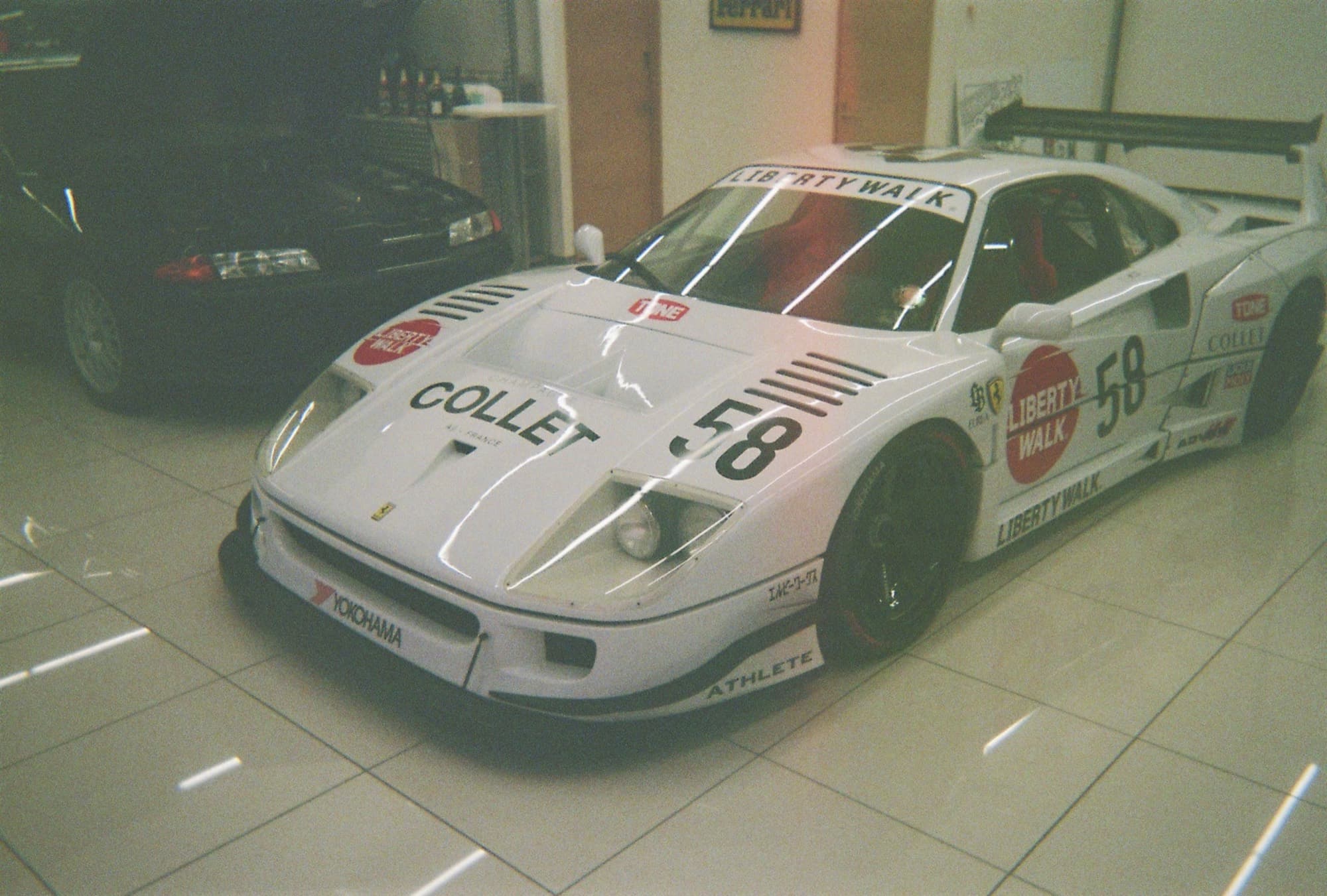 Ferrari F40 race livery, Japan — 35mm film